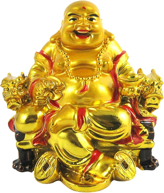 Feng Shui Sitting Laughing Buddha Showpiece